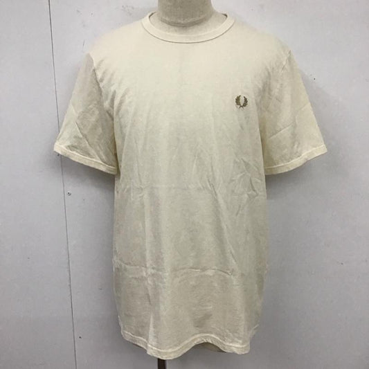 フレッドペリー FRED PERRY Tシャツ 半袖 M3519 Ringer クルーネック XL ワンポイント ベージュ / ベージュ /  メンズ USED 古着 中古 10119684