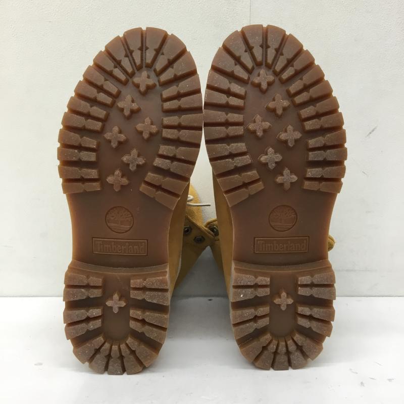 ティンバーランド Timberland ブーツ ショートブーツ AUTHENTICS ROLL TOP A1BNC 24.0cm 花柄 茶 / ブラウン /  レディース USED 古着 中古 10140568