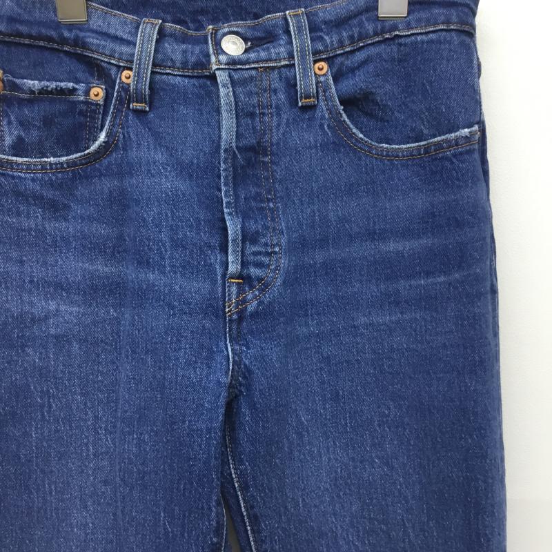 リーバイス Levi s パンツ デニム、ジーンズ 26インチ 無地 インディゴ / インディゴ /  レディース USED 古着 中古 10133589