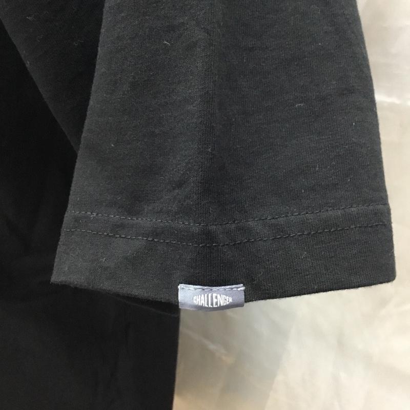 チャレンジャー CHALLENGER Tシャツ 半袖 半袖カットソー プリントTシャツ クルーネックカットソー L プリント 黒 / ブラック /  メンズ USED 古着 中古 10111941
