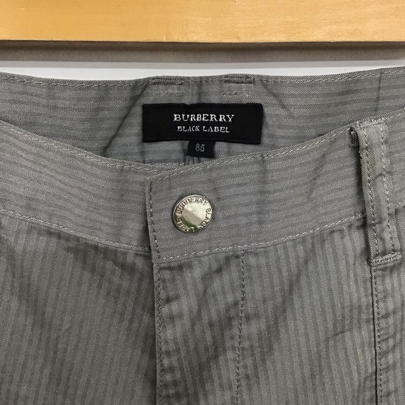 バーバリーブラックレーベル BURBERRY BLACK LABEL パンツ スラックス BMS28-210-04 ワンポイント 灰 / グレー /  メンズ USED 古着 中古 10114033