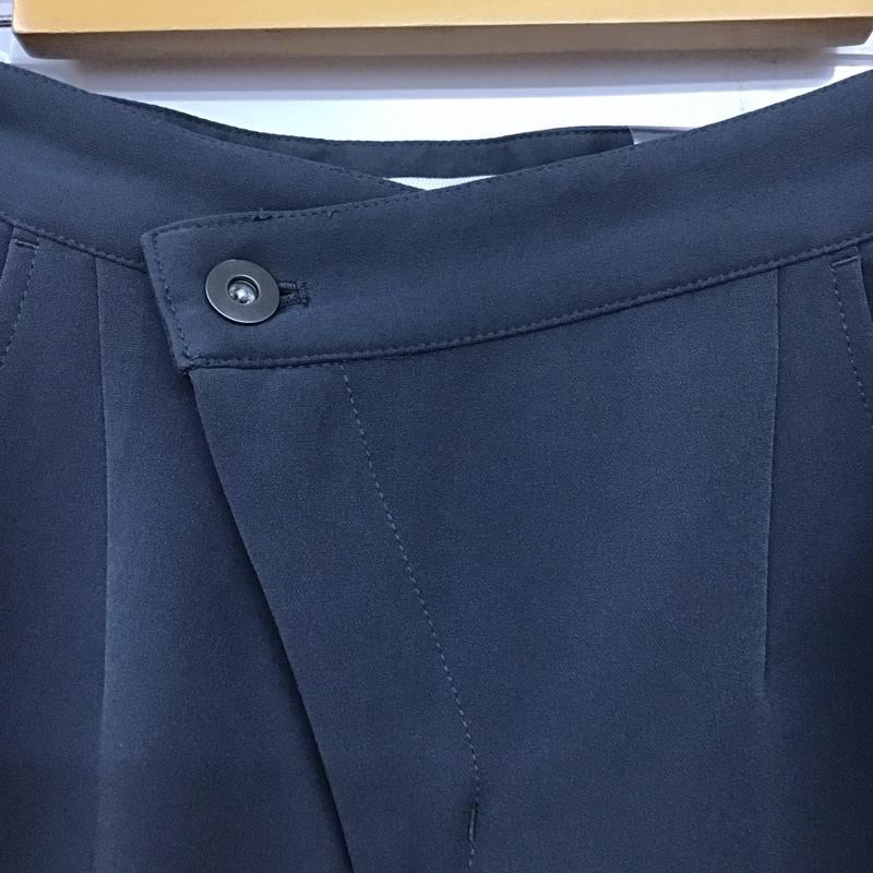 ラグア ジェム LAGUA GEM パンツ スラックス 510HAA31-0491 ASYMMETRY RIBON フレアパンツ XS 無地 灰 / グレー /  レディース USED 古着 中古 10134227