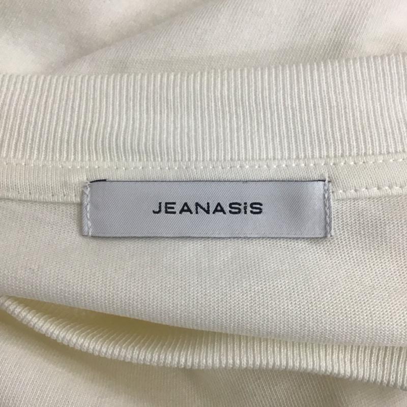 ジーナシス JEANASIS ワンピース ロングスカート js063195sb 半袖ワンピース クルーネックワンピース スリットワンピース FREE 無地 白 / ホワイト /  レディース USED 古着 中古 10109184