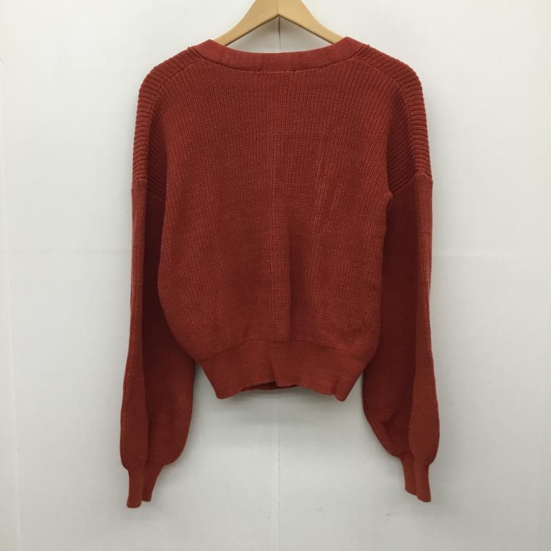 マウジー MOUSSY カーディガン 長袖 010BSH70-1380 FREE 無地 橙 / オレンジ /  レディース USED 古着 中古 10142859
