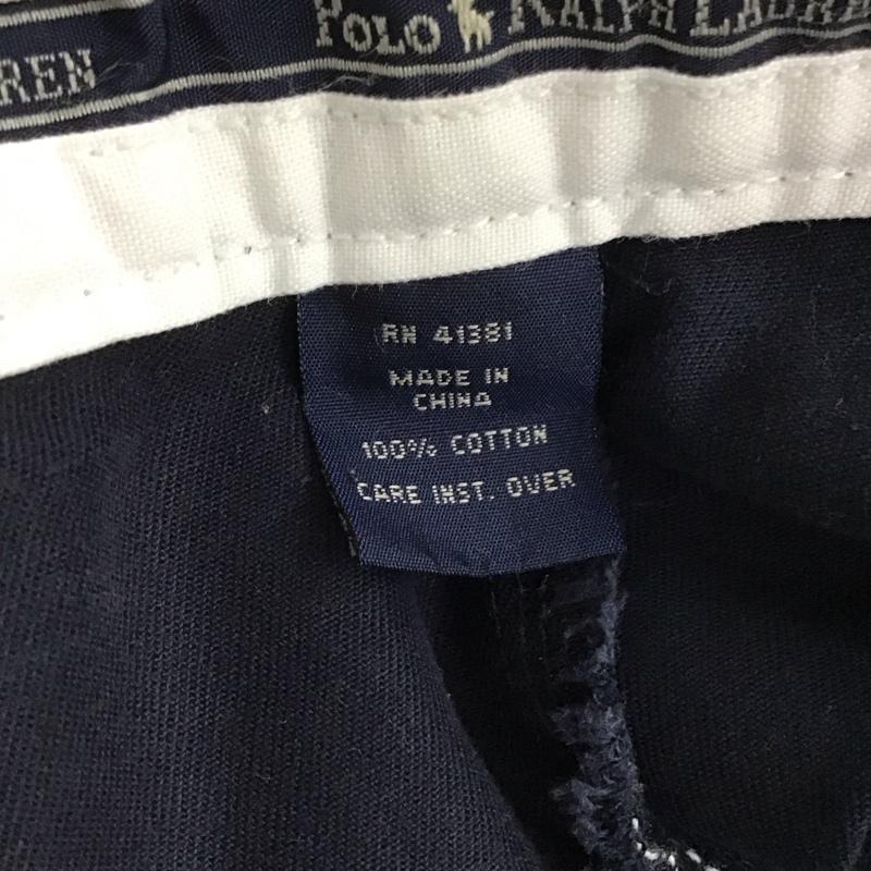 ポロラルフローレン POLO RALPH LAUREN パンツ チノパン チノパン ワイドパンツ カジュアルパンツ 34インチ 無地 紺 / ネイビー /  メンズ USED 古着 中古 10137323