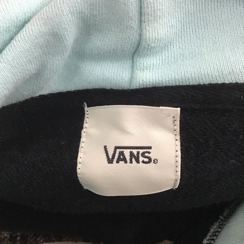 バンズ VANS パーカー 長袖 420AAA01-0060 ロデオクラウン S プリント X ロゴ、文字 黒 / ブラック /  レディース USED 古着 中古 10108504