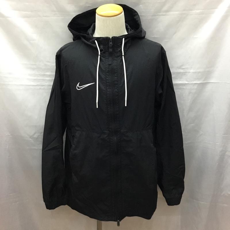 ナイキ NIKE ジャケット、上着 ジャンパー、ブルゾン ジップアップジャケット ジャンパー ジャケット カジュアルジャケット アウター M ロゴ、文字 黒 / ブラック /  メンズ USED 古着 中古 10116592