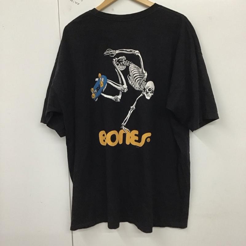 パウエルペラルタ POWELL PERALTA Tシャツ 半袖 半袖カットソー プリントTシャツ クルーネックカットソー XL プリント 黒 / ブラック /  メンズ USED 古着 中古 10130105