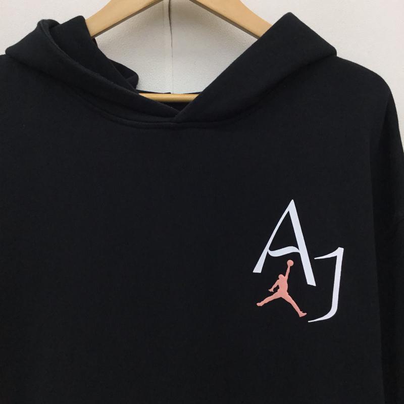ジョーダンブランド JORDAN BRAND パーカー 長袖 DM1411-010 4L ロゴ、文字 黒 / ブラック /  メンズ USED 古着 中古 10141532