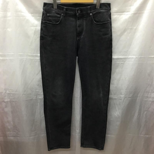 モンクレール MONCLER パンツ デニム、ジーンズ H20912A00017 596CP ストレッチ 46 46 ワンポイント 黒 / ブラック /  メンズ USED 古着 中古 10111387