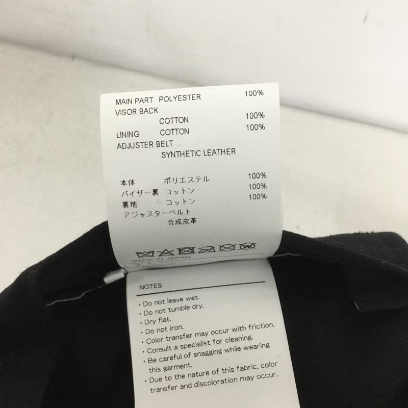 ダブルタップス WTAPS 帽子 キャップ EX49 COLLECTION POLY TWILL 242HCDT-HT12 ロゴ、文字 黒 / ブラック /  メンズ USED 古着 中古 10143931