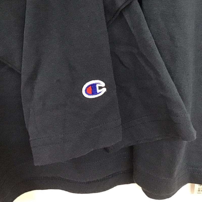 チャンピオン Champion カットソー 長袖 c5-q401 YALEUNIVERSITY 長袖カットソー クルーネック XL プリント 紺 / ネイビー /  メンズ USED 古着 中古 10132713