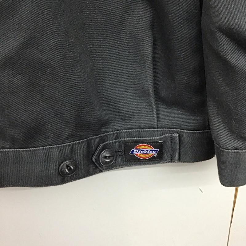 ディッキーズ Dickies ジャケット、上着 ジャケット、ブレザー 223m10ks01 カジュアルジャケット アウター ジップアップジャケット L ロゴ、文字 灰 / グレー /  メンズ USED 古着 中古 10139849