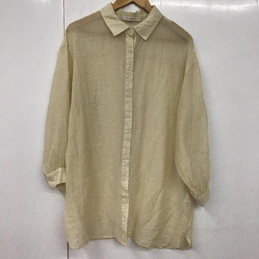 アルシーヴ archives シャツ、ブラウス 長袖 無地 ベージュ / ベージュ /  レディース USED 古着 中古 10130289