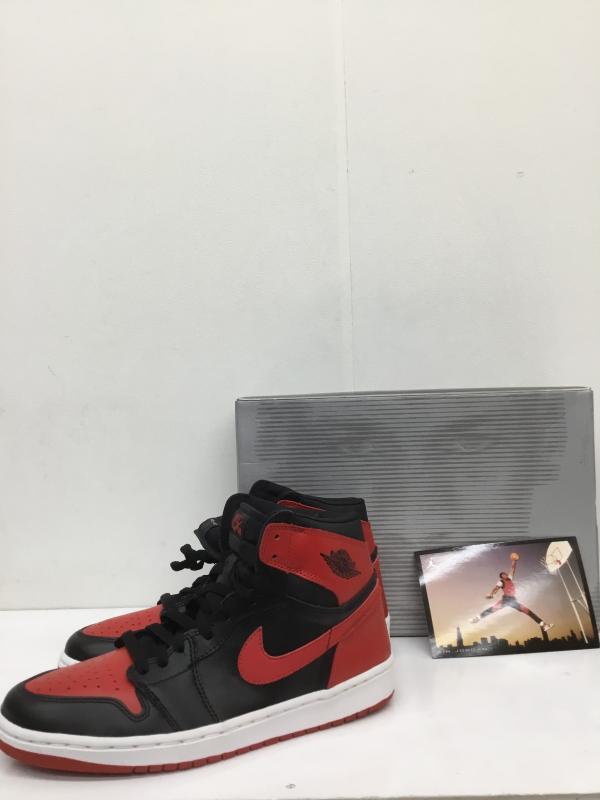 ナイキ NIKE スニーカー スニーカー 136066 061 AIR JORDAN 1 RETRO 00s ナイキ 27.0cm ロゴ、文字 赤 / レッド /  メンズ USED 古着 中古 10110111