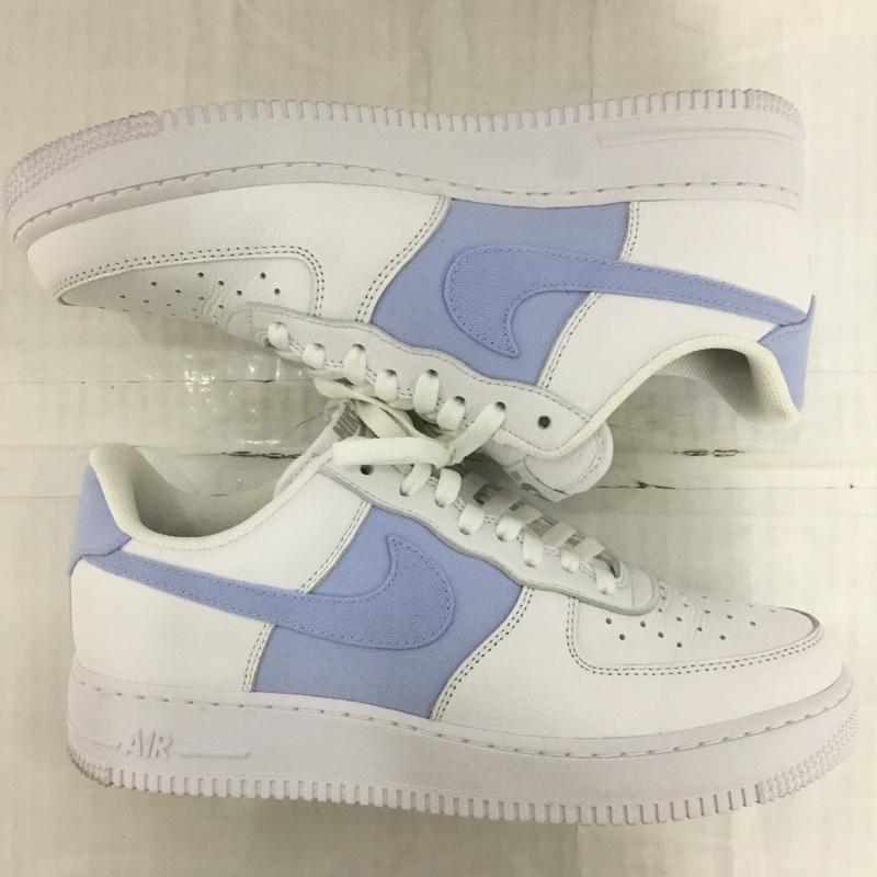 ナイキ NIKE スニーカー スニーカー DV3892-900 AIR FORCE1 LOW BY YOU 26.5cm 箱有 26.5cm ロゴ、文字 白 / ホワイト / X 水色 / ライトブルー /  メンズ USED 古着 中古 10123624