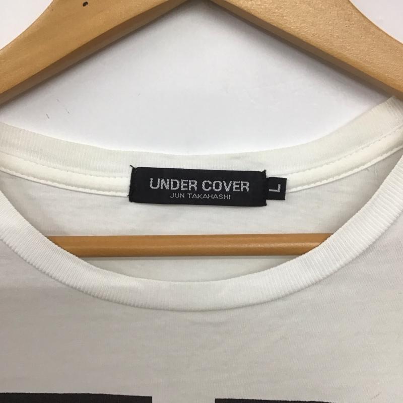 アンダーカバー UNDERCOVER Tシャツ 半袖 半袖カットソー プリントTシャツ クルーネックカットソー L プリント 白 / ホワイト /  メンズ USED 古着 中古 10148794