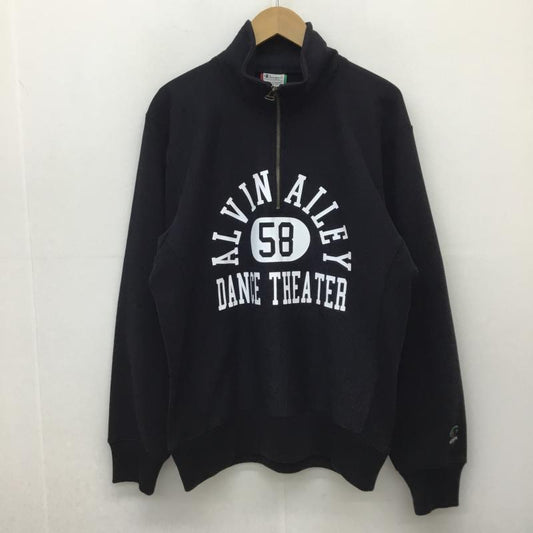 デニムティアーズ DENIM TEARS トレーナー 長袖 campion M ロゴ、文字 黒 / ブラック /  メンズ USED 古着 中古 10134383