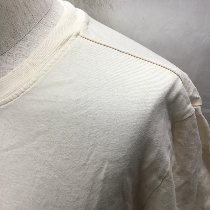 アディダス adidas Tシャツ 半袖 HK2786 TRF SER TEE ST XL ロゴ、文字 ベージュ / ベージュ /  メンズ USED 古着 中古 10121192