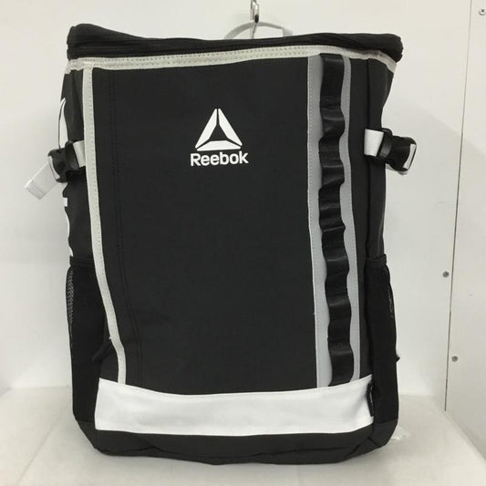 リーボック Reebok リュックサック、デイパック リュックサック、デイバッグ ARB1019 撥水BOXバックパック スクエア タグ付き ロゴ、文字 黒 / ブラック / X 白 / ホワイト /  メンズ USED 古着 中古 10131732
