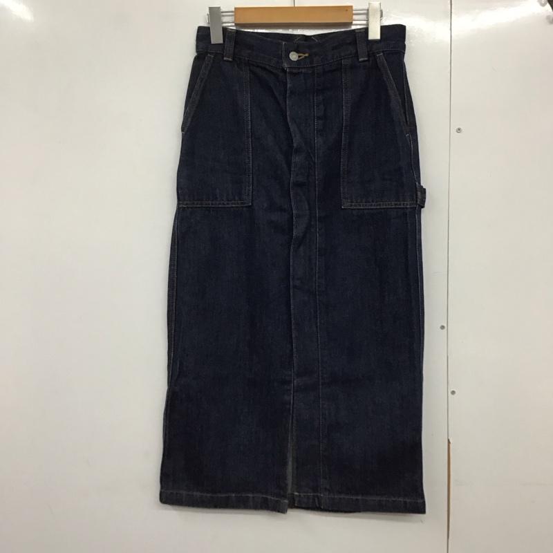 マウジー MOUSSY スカート ロングスカート 010BAF11-5390 2 無地 インディゴ / インディゴ /  レディース USED 古着 中古 10140582