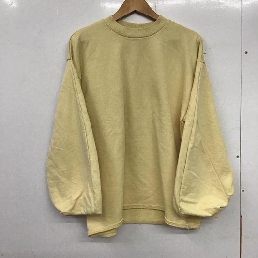 ザラ ZARA トレーナー 長袖 S 無地 黄 / イエロー /  レディース USED 古着 中古 10136873