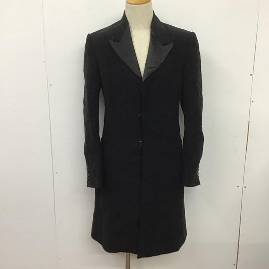 アレキサンダーマックイーン ALEXANDERMCQUEEN ジャケット、上着 ジャケット、ブレザー ロング丈 チェスターコート 46 無地 黒 / ブラック /  メンズ USED 古着 中古 10106800