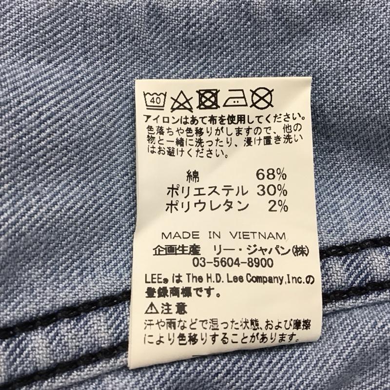 リー Lee ジャケット、上着 ジャケット、ブレザー デニムジャケット カラージャケット 長袖ジャケット ブルゾン Gジャン S 無地 インディゴ / インディゴ /  メンズ USED 古着 中古 10124842