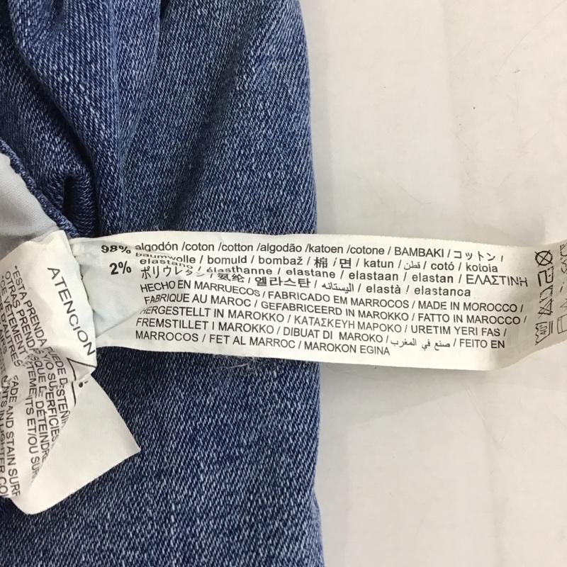 ザラ ZARA パンツ デニム、ジーンズ デニムパンツ スリムパンツ カジュアルパンツ ストレッチパンツ 40 無地 インディゴ / インディゴ /  メンズ USED 古着 中古 10140150