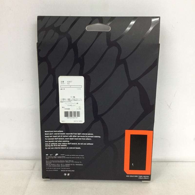 ナイキ NIKE ファッション小物 ファッション小物 AC9637 ソリッドコアタオル ミディアム コットン ワンポイント 青 / ブルー /  メンズ USED 古着 中古 10150195