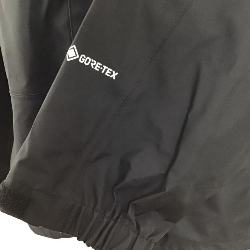 ザノースフェイス THE NORTH FACE ジャケット、上着 ジャンパー、ブルゾン np12135 マウンテンレインテックスジャケット ジップアップジャケット アウター L ロゴ、文字 黒 / ブラック /  メンズ USED 古着 中古 10114678