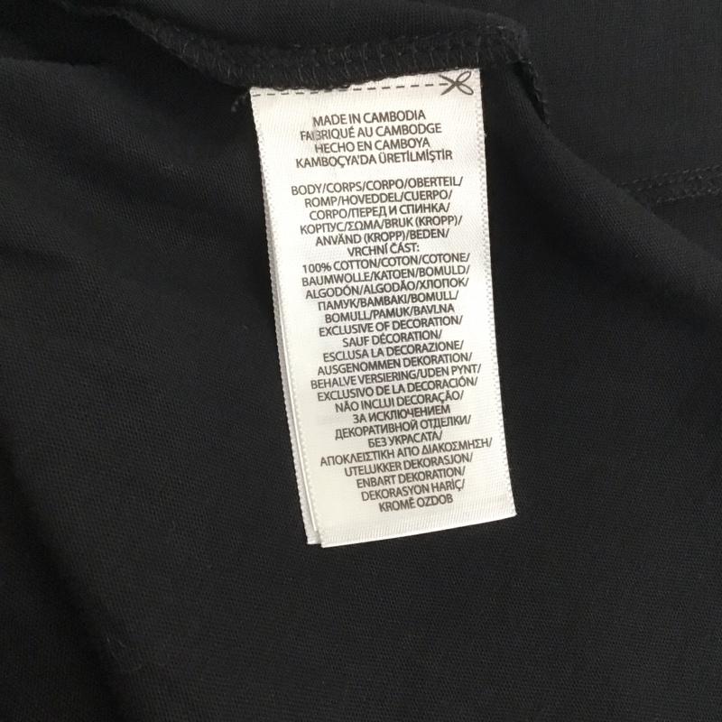 ポロラルフローレン POLO RALPH LAUREN Tシャツ 半袖 半袖カットソー プリントTシャツ クルーネックカットソー M ロゴ、文字 黒 / ブラック /  レディース USED 古着 中古 10138835