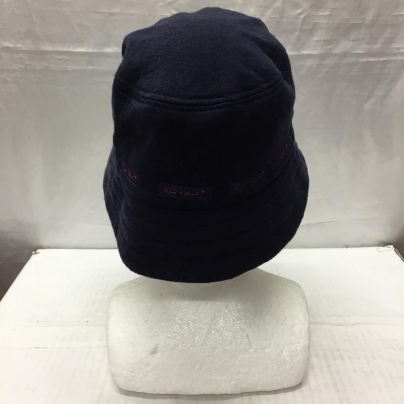 カールヘルム KARLHELMUT 帽子 ハット バケットハット コットン ロゴ、文字 紺 / ネイビー /  レディース USED 古着 中古 10119103