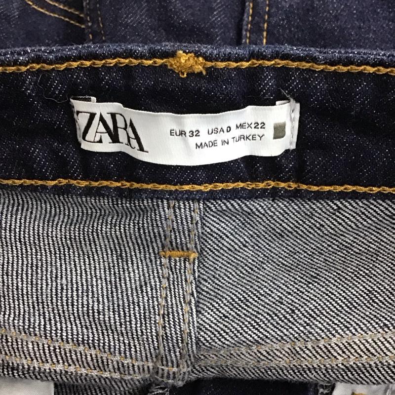 ザラ ZARA パンツ デニム、ジーンズ デニムパンツ スリムパンツ カジュアルパンツ ストレッチパンツ 32インチ 無地 インディゴ / インディゴ /  メンズ USED 古着 中古 10132667
