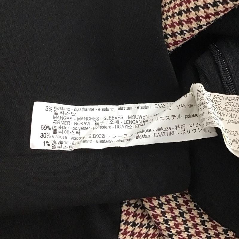 ザラ ZARA ワンピース ひざ丈スカート M チェック マルチカラー / マルチカラー /  レディース USED 古着 中古 10142740