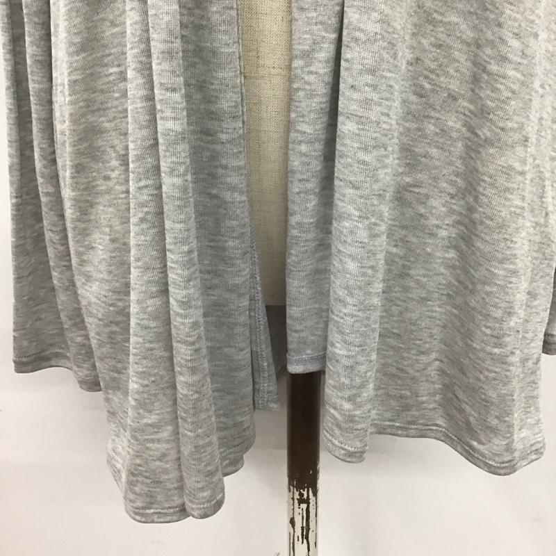 ニジュウサンク 23区 カーディガン 長袖 40 無地 灰 / グレー /  レディース USED 古着 中古 10121168