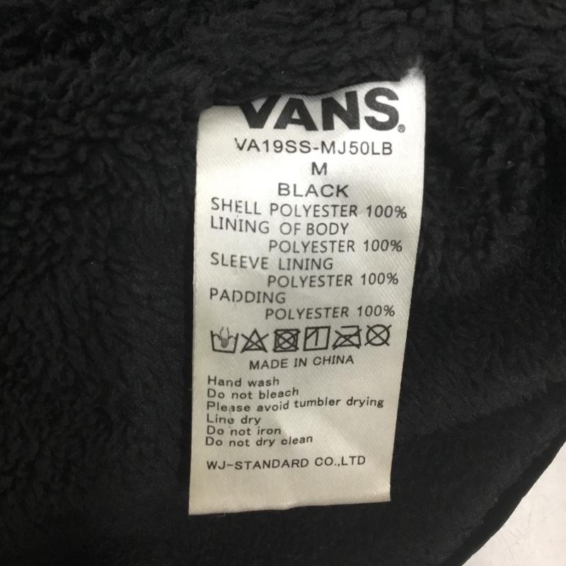 バンズ VANS ジャケット、上着 ジャケット、ブレザー va19ss-mj50lb コーチジャケット 裏地ボア カラージャケット M ロゴ、文字 黒 / ブラック /  メンズ USED 古着 中古 10114059