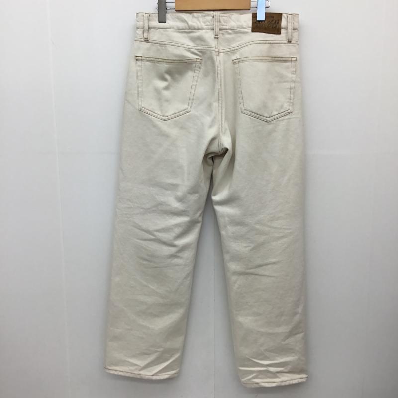 ステューシー STUSSY パンツ デニム、ジーンズ 32インチ ワンポイント オフホワイト / オフホワイト /  メンズ USED 古着 中古 10142317