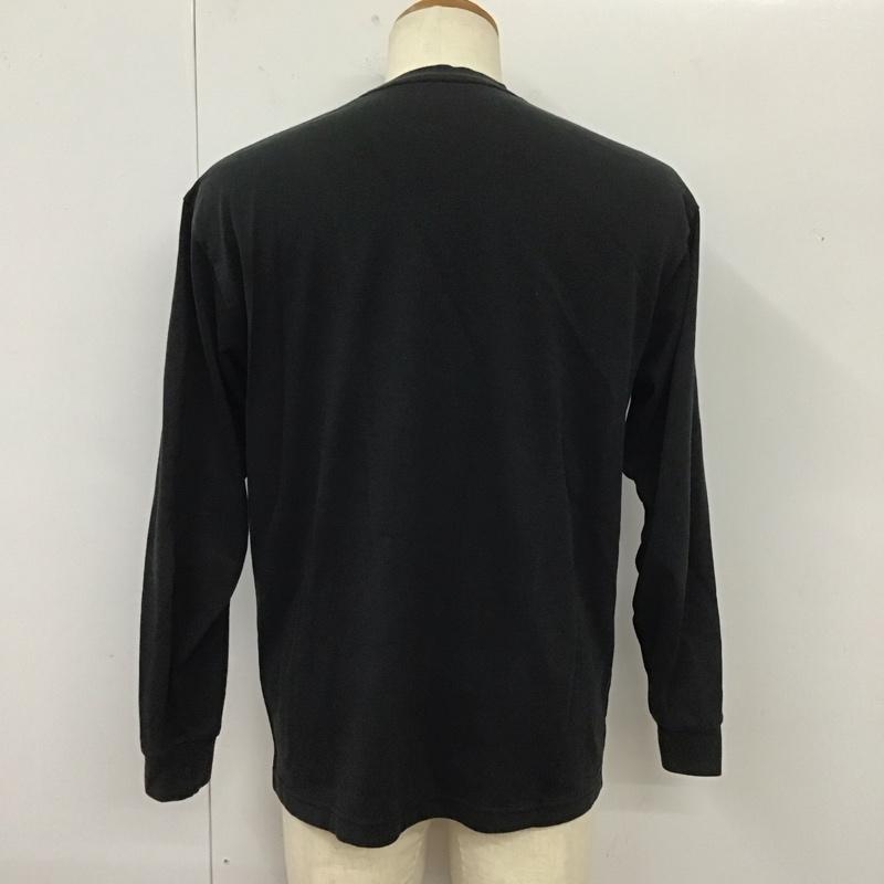 ザノースフェイス THE NORTH FACE カットソー 長袖 nt82137 ロングスリーブデジタルロゴティー 長袖カットソー プリントTシャツ M ロゴ、文字 黒 / ブラック /  メンズ USED 古着 中古 10112088