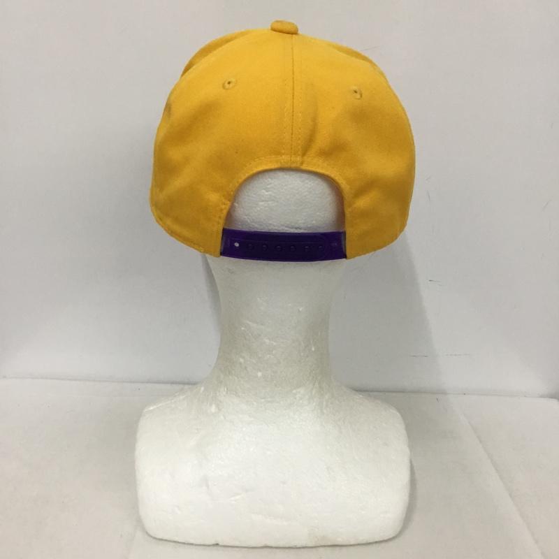 ベースコントロール BASECONTROL 帽子 キャップ ロゴ、文字 黄 / イエロー / X 紫 / パープル /  メンズ USED 古着 中古 10150714