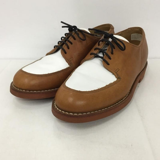 ジェイクルー J.CREW カジュアルシューズ カジュアルシューズ 03497046 バイカラー ドレスシューズ USA製 無地 茶 / ブラウン / X 白 / ホワイト /  メンズ USED 古着 中古 10130192