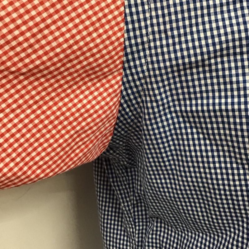 アベイシングエイプ A BATHING APE シャツ、ブラウス 半袖 ボタンダウンシャツ L チェック マルチカラー / マルチカラー /  メンズ USED 古着 中古 10117207