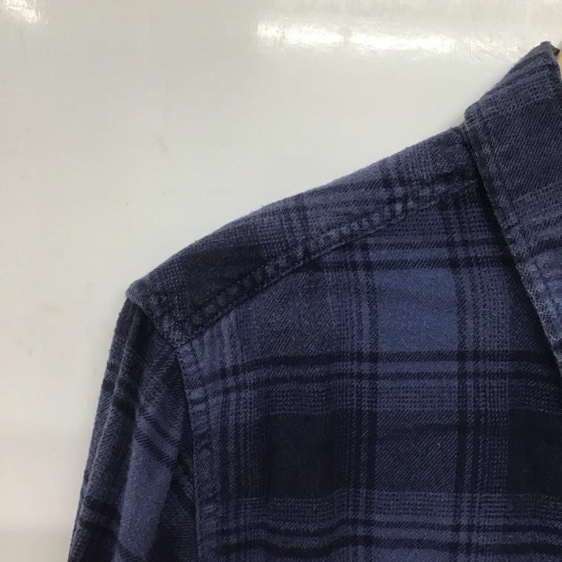 バートン BURTON シャツ、ブラウス 長袖 長袖シャツ チェックシャツ カラーシャツ M チェック 青 / ブルー /  メンズ USED 古着 中古 10145312