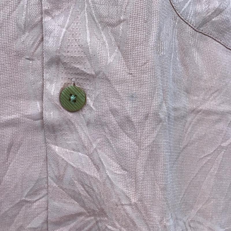 トミーバハマ Tommy Bahama シャツ、ブラウス 半袖 141-T37373 シルク 開襟シャツ オープンカラー XL 総柄 桃 / ピンク /  メンズ USED 古着 中古 10121340