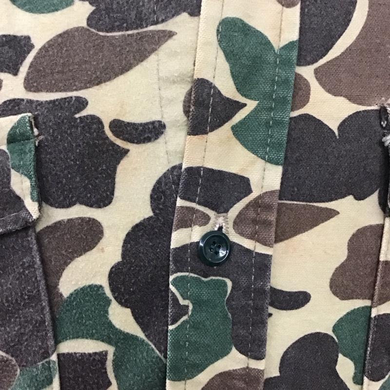 ミリタリー ミリタリー シャツ、ブラウス 長袖 長袖シャツ ミリタリーシャツ 総柄 カラーシャツ カモフラージュ柄・迷彩 マルチカラー / マルチカラー /  メンズ USED 古着 中古 10115951