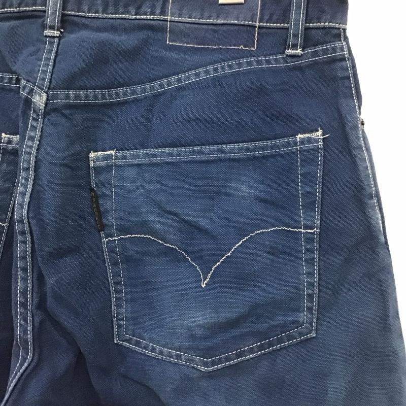 ハリウッドランチマーケット H.R MARKET パンツ ワークパンツ、ペインターパンツ 90s 90年代 36 36 無地 青 / ブルー /  メンズ USED 古着 中古 10146333
