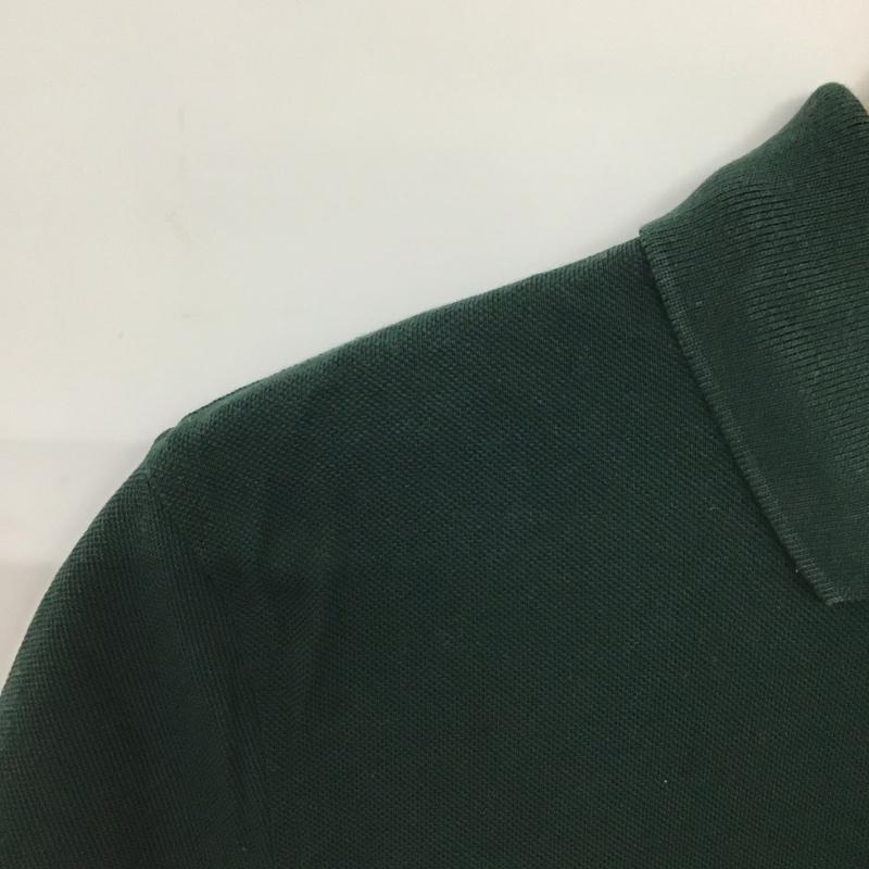 ブルックスブラザーズ BROOKS BROTHERS ポロシャツ 半袖 半袖ポロシャツ カラーシャツ 半袖カットソー S ロゴ、文字 緑 / グリーン /  メンズ USED 古着 中古 10149614