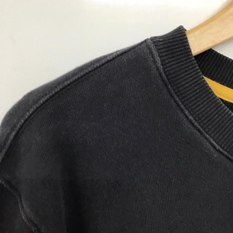 ラコステ ライブ LACOSTE L!VE トレーナー 長袖 長袖トレーナー スウェット クルーネック プルオーバー L ロゴ、文字 ダークグレー / ダークグレー /  メンズ USED 古着 中古 10146698