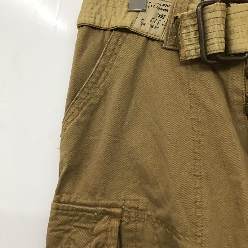 アバクロンビーアンドフィッチ ABERCROMBIE&FITCH パンツ ワークパンツ、ペインターパンツ ワイドパンツ カジュアルパンツ ワークパンツ ミリタリーパンツ L 無地 茶 / ブラウン /  メンズ USED 古着 中古 10139880