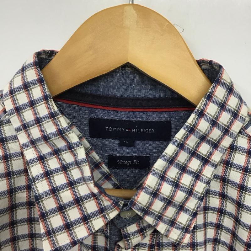 トミーヒルフィガー TOMMY HILFIGER シャツ、ブラウス 長袖 XL チェック マルチカラー / マルチカラー /  メンズ USED 古着 中古 10145751